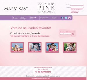 Website responsivo - Mary Kay - Home Page