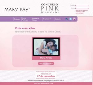 Website responsivo - Mary Kay - Home Page