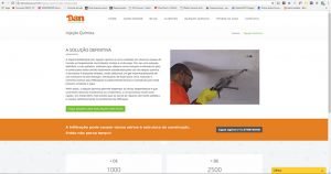 Website Dan Solução - Injeção Química