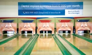 Marketing de guerrilla - Seguro de implantes dentales