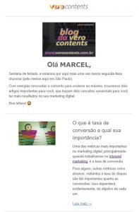 Ejemplo de llamado a la acción - Vero Contents