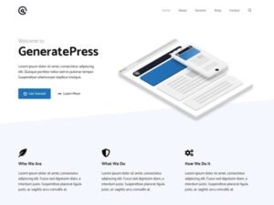 Os melhores templates para WordPress em 2025 - Generate Press
