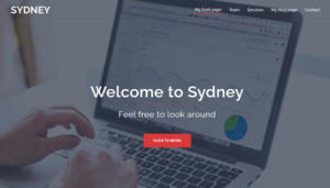 Os melhores templates para WordPress em 2025 - Sydney